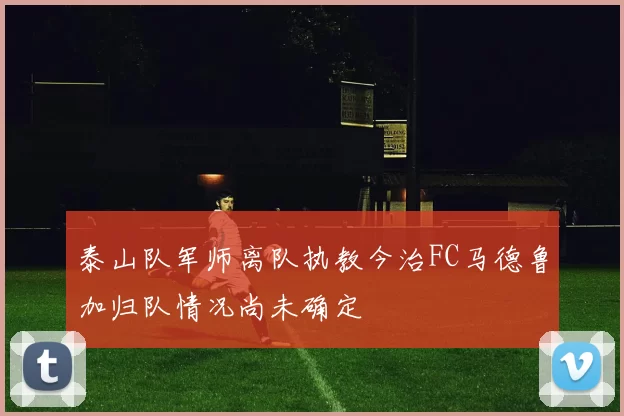 泰山队军师离队执教今治FC马德鲁加归队情况尚未确定